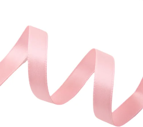 Miniatura 2 de QIANF - Cinta de satén de doble cara de 3/8 pulgadas rosa para envolver regalos, hacer lazos para el pelo, adorno de silla, cinta para el Día de San