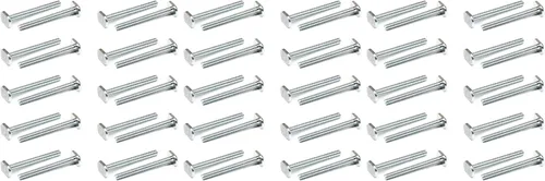 Miniatura 12 de POWERTEC Paquete de 20 pernos de riel en T de 5/16"-18 para pista en T, pernos de ranura en T de 1-1/2 pulgadas de largo para pista en T universal