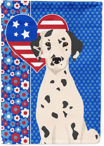 Miniatura 204 de Caroline's Treasures WDK5119GF - Bandera de jardín americana de Airedale Terrier de Estados Unidos, color negro y tostado, bandera decorativa