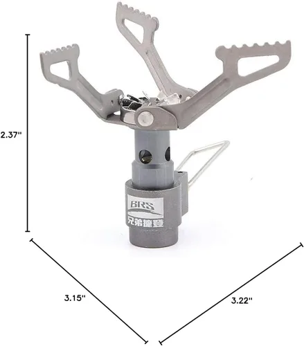 Miniatura 10 de BRS Stove BRS 3000T Estufa de Titanio Ultraligera para Mochileros Estufa Portátil de Propano para Camping Estufa de Gas Quemador de Gas Estufa