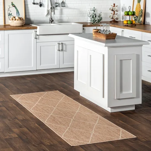 Miniatura 39 de nuLOOM Kasie Natural - Alfombra de 5 x 8 pies, lavable a máquina, antideslizante, para sala de estar, dormitorio, habitación de los niños, 2-Natural