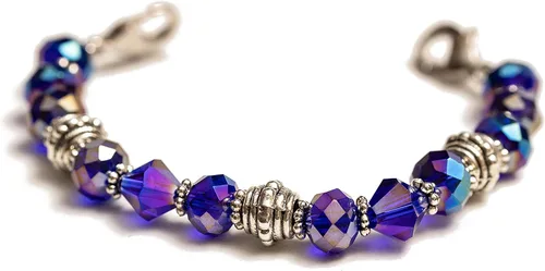 Miniatura 65 de Pulsera elástica de alerta médica, pulsera de identificación médica de repuesto intercambiable, etiqueta de identificación no incluida, cristales
