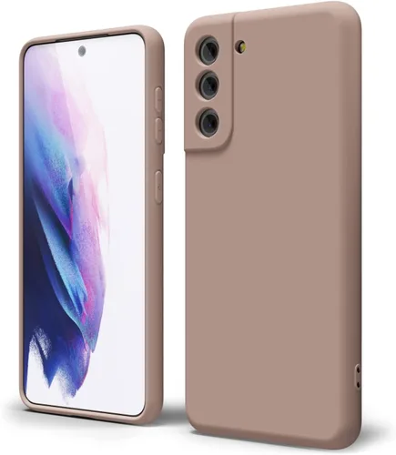 Miniatura 427 de oakxco Funda para teléfono Samsung Galaxy S21 Ultra con agarre de silicona líquida, bonita funda delgada y delgada de goma suave de TPU lisa