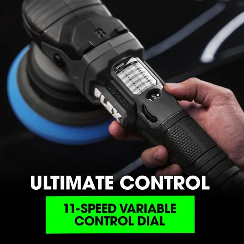 Miniatura 5 de FLEX Kit de pulidora orbital aleatoria forzada inalámbrica sin escobillas de 24 V con (2) baterías de litio de 5.0 Ah y cargador rápido de 160 W