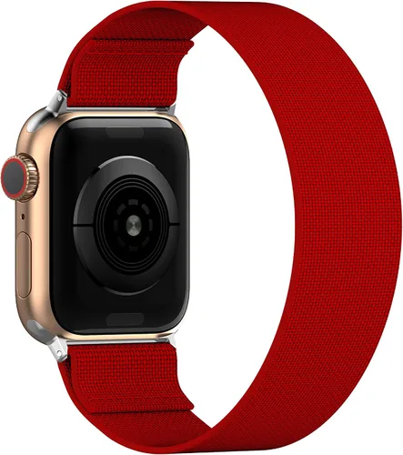 Miniatura 14 de Correas elásticas Solo Loop compatibles con Apple Watch de 38mm 40mm 41mm, trenzadas, de nailon, para mujeres y hombres, para iWatch Series