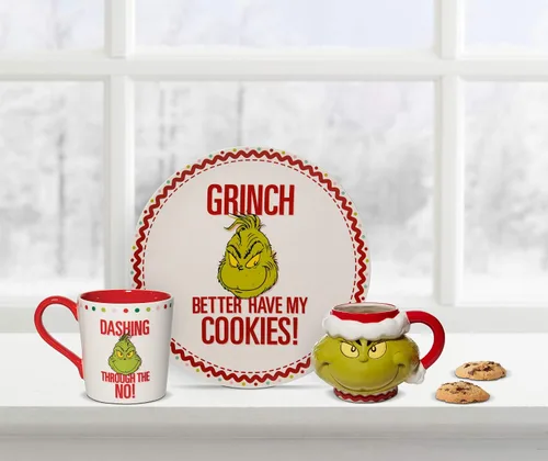 Miniatura 2 de Department 56 Dr. Seuss the Grinch Dashing Through the No - Taza de café, 16 onzas, multicolor