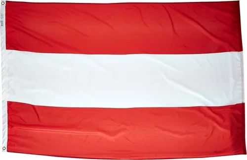 Miniatura 4 de Annin Flagmakers Bandera de Austria fabricada en Estados Unidos según las especificaciones oficiales de diseño de las Naciones Unidas, 3 x 5 pies