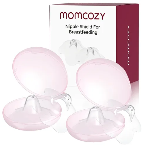 Miniatura 10 de Momcozy Protector de pezón, Protector de pezón floral para madres lactantes con pezones planos o invertidos, hecho sin BPA/BPS (2 pares, 24mm)