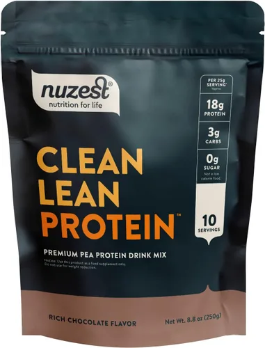 Miniatura 6 de Nuzest - Polvo de proteína de guisante - Proteína limpia y magra, proteína vegana premium a base de plantas, sin lácteos, sin gluten, sin OMG