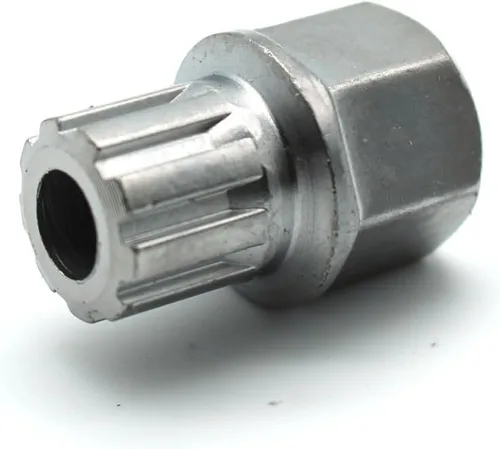 Miniatura 11 de TMAX Abc0/10Pt Bloqueo de rueda Lugnut antirrobo Tuerca Tornillo Eliminación de llave Socket S3057 para Vw Audi