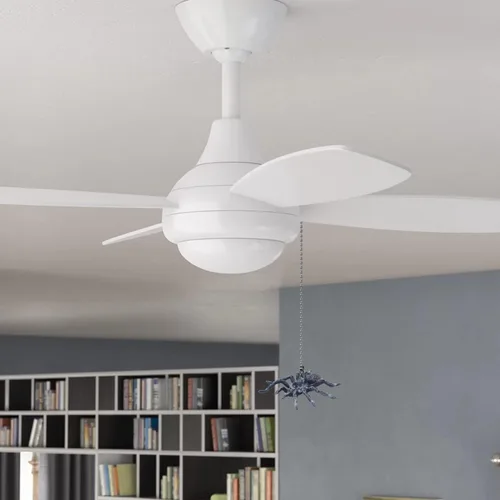Miniatura 4 de Cadena de tirón de ventilador de techo araña Dotlite, extensión de adorno de 30 cm para tira de ventilador de Halloween, cadenas de luz