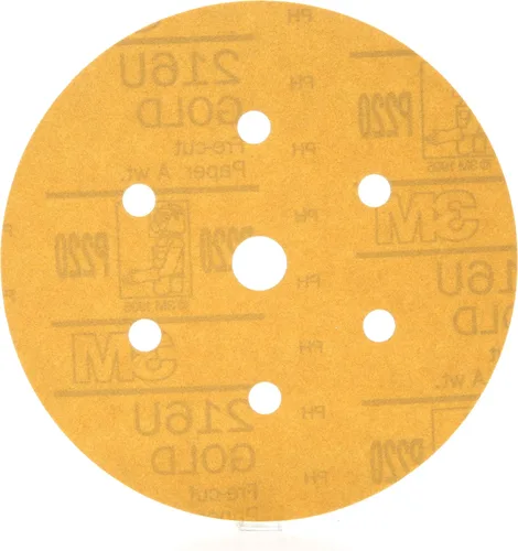 Miniatura 20 de 912 Hookit disco de arena P5A de 3" color oro de 3M, P400, 6, Dorado