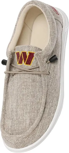 Miniatura 111 de FOCO Men's NFL Team Logo Lightweight Loafers Lace Up Cotton Knit Shoes