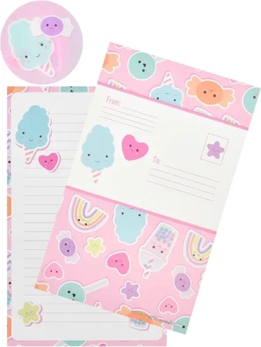 Miniatura 15 de iscream Pack of 8 Fold-over Ready to Send Note Cards - Blossoms and Bows