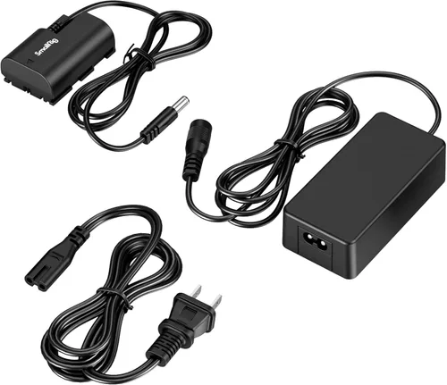 Kit de adaptador de fuente de alimentación con batería ficticia SmallRig LP-E6NH para cámaras Canon R6 Mark III/II, R5, R5 C, R6, R7, R, 5D Mark