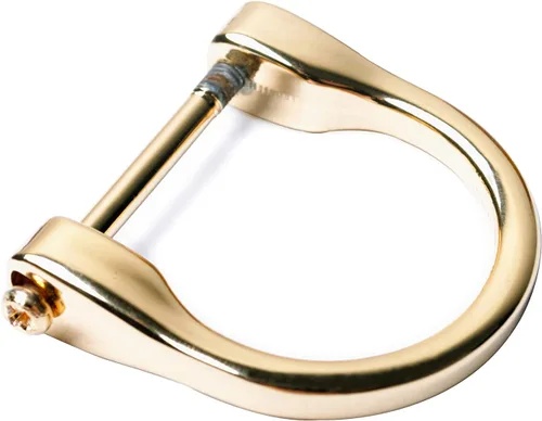 Miniatura 4 de Bobeey 8 anillos en D de 3/4 pulgadas en forma de U con grillete en forma de herradura en forma de D, accesorios de repuesto para monedero, llavero