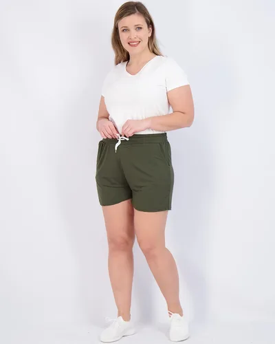 Miniatura 4 de Paquete de 3 pantalones cortos deportivos para mujer, pantalones cortos para correr, entrenamiento, yoga, sudadera con bolsillos