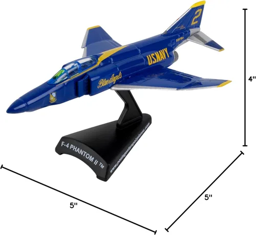 Miniatura 11 de Daron Postage Stamp F4 Phantom II 1/155 Blue Angels