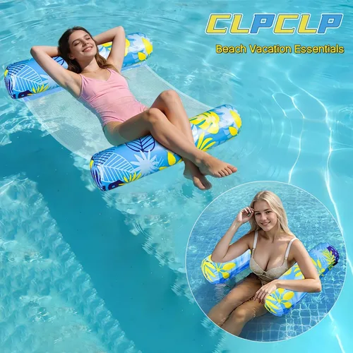 Miniatura 3 de Inflatable Pool Floats Adult，5 Pack Multi-Purpose Pool Float Water Hammock，Pool Float Chair-Swimming Pool Raft，Pool Hammock Floaties for Adults
