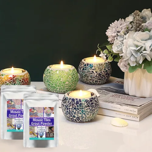 Miniatura 5 de Lechada de mosaico, herramientas de azulejos de mosaico, accesorios de mosaico, esencial para lechada hecha a mano y perfecto para proyectos