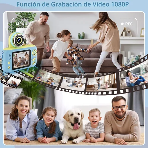 Miniatura 7 de Makolle Cámara para niños, cámaras de seguimiento para niños pequeños de 3 a 8 años, regalos de cumpleaños de Navidad para niños y niñas de 3 a 12