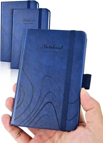 Miniatura 15 de AISBUGUR Cuaderno de bolsillo, cuaderno pequeño, paquete de 2 unidades en total de 320 páginas, cuaderno de bolsillo de 3.7 x 5.7 pulgadas