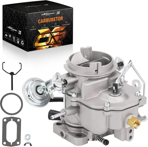 maXpeedingrods Carburador de 2 barriles para Dodge para Chrysler 318 V8 5.2L 6CIL Motor 1967-1980 Estrangulador manual BBD Carb