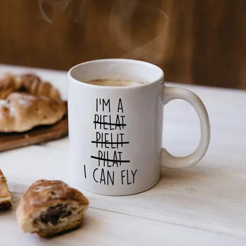 Miniatura 4 de Aurahouse Divertidos regalos de aviación de piloto para hombres y mujeres, taza con la frase "I Can Fly", regalo de piloto de aviones para niños