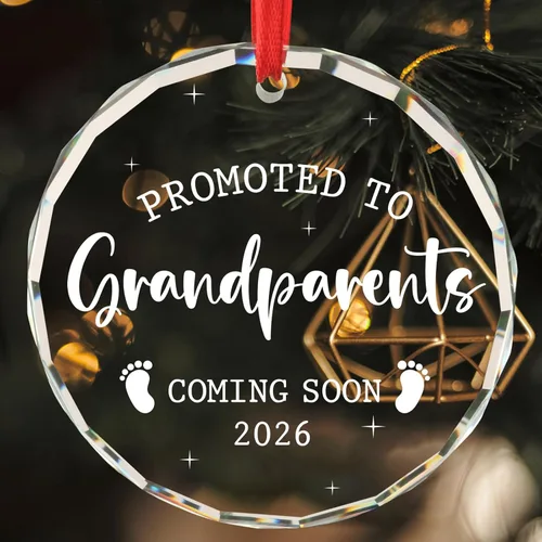 Miniatura 8 de Regalos para bebés recién nacidos para parejas en 2026 We Became a Family of Four Baby's First Christmas Ornament First Time Parents Mom Dad Gifts