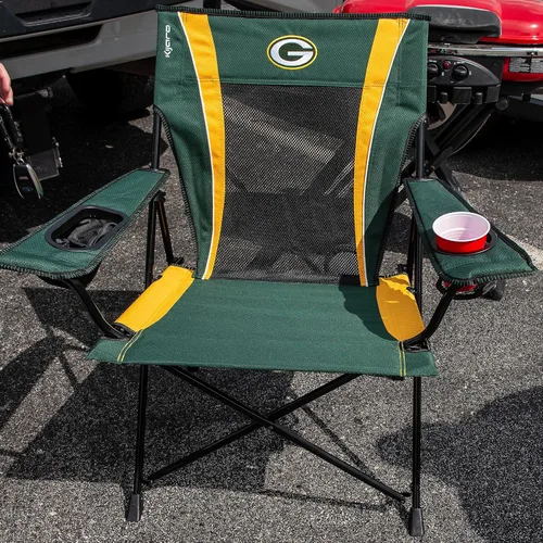 Miniatura 9 de Kijaro Silla plegable para ventilador deportivo, 26 pulgadas de largo x 35.5 pulgadas de ancho x 37 pulgadas de alto, Green Bay Packers