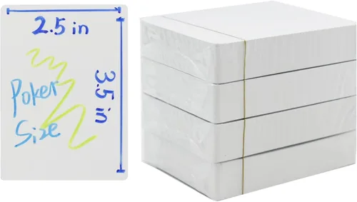 Miniatura 3 de Yuanhe Naipes en blanco para escribir en tamaño de póquer 216PCS tarjetas flash imprimibles para juegos de bricolaje