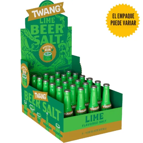Miniatura 2 de Twang Sal de cerveza saborizada, lima, mini botellas de 1.4 onzas para cerveza, cócteles y bebidas (paquete de 24)