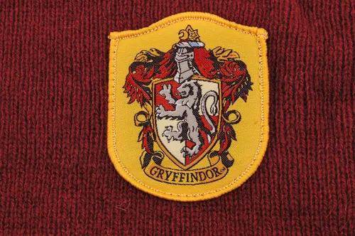 Miniatura 2 de Bufanda de lujo de casa, Harry Potter, talla única , Granate y dorado