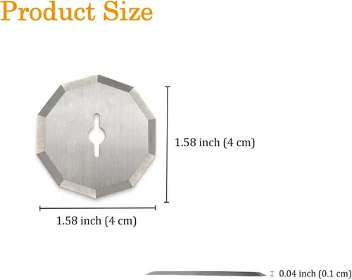 Miniatura 5 de Paquete de 2 cuchillas WA2300 compatibles con tijeras inalámbricas Worx ZipSnip, compatible con RC2600K, RC2601, RC2602, WX080L, WX081, WX082L