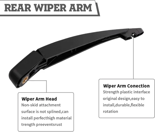 Miniatura 4 de Juego de tuercas para limpiaparabrisas trasero, repuesto para Ford Escape 2008-2012, FLEX 2009-2019, Mercury Mariner 2008-2011, Mazda Tribute