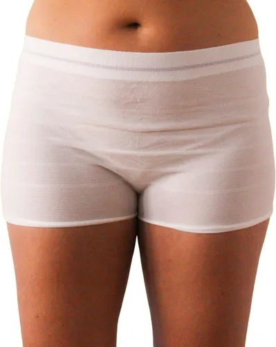 Miniatura 8 de Brief Transitions Bragas desechables posparto sin costuras para mujer, Blanco