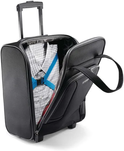 Miniatura 3 de American Tourister 4 Kix - Maleta con ruedas giratorias y partes laterales blandas Negro Gris 92457-1062