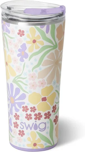 Miniatura 12 de Swig Life - Vaso aislante de 22 onzas, vaso de viaje para café con tapa, taza de café para viaje compatible con portavasos, de acero inoxidable