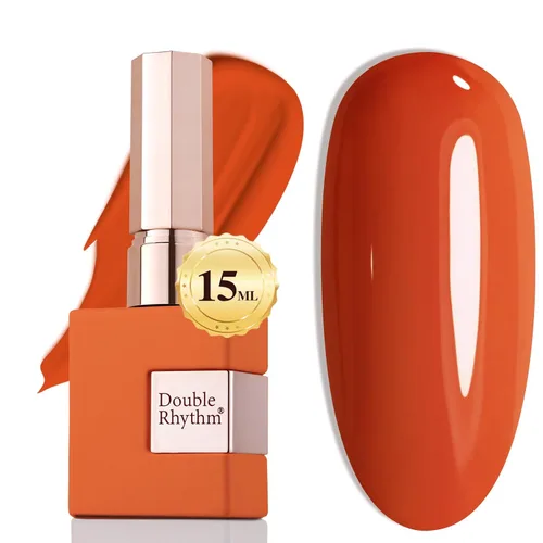 Miniatura 18 de Double Rhythm 15ml de esmalte de uñas en gel, color puro, mismo color, misma botella, esmalte de uñas de remoción para arte de manicura en salón
