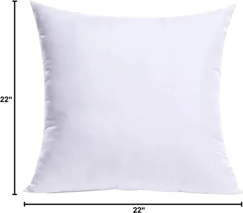 Miniatura 8 de MIULEE - Funda de almohada rellena de alta calidad, inserto cuadrado para almohada decorativa, para cama, sofá, sillón, 22 x 22 pulgadas