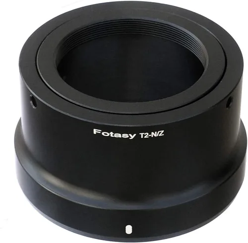 Fotasy Lente de montaje en T ajustable a Nikkor Z, montaje en T Z, compatible con lente de telescopio de montaje T T2, compatible con cámara sin