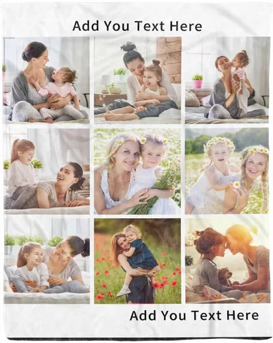 Miniatura 41 de D-Story Regalos para mamá, regalo para el día de la madre de parte de hija e hijo, manta de franela suave regalo para mamás Navidad, manta de cama