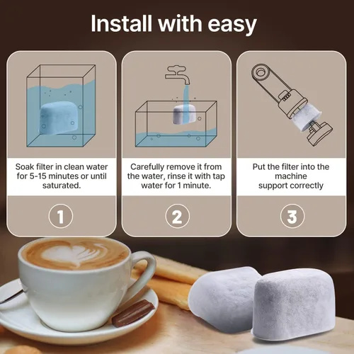 Miniatura 6 de ICEPURE Filtro de agua de repuesto para máquina de café Breville BWF100 BWF100NA BES980XL BES920XL BES900XL BES860XL BES870XL Barista Espresso