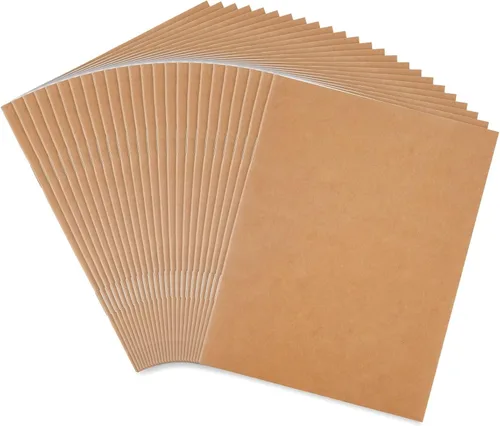 Miniatura 7 de Paper Junkie Cuadernos a Granel - A6 de 4 x 6 Pulgadas, Kraft, Sin Líneas, Paquete de 24 - Cuaderno de Bocetos en Blanco y Mini Blocs de Bocetos