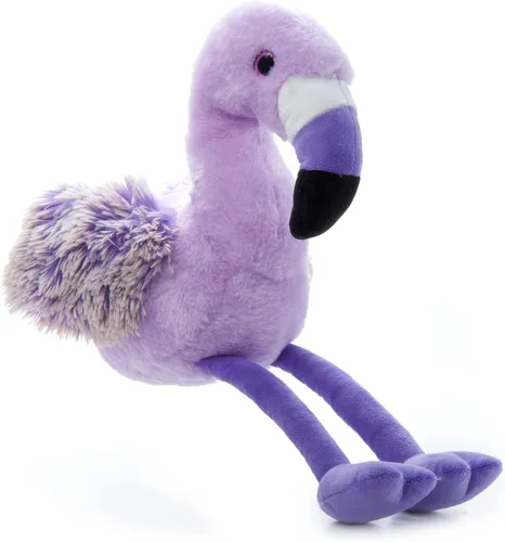 The Petting Zoo Peluche de flamenco morado, regalos para niños, juguete de peluche de flamenco de Pazzion morado, 12 pulgadas