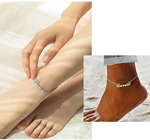 Miniatura 6 de DayOfShe - Pulsera de barra de nombre personalizada de acero inoxidable, grabado a medida, para parejas