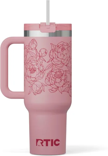 Miniatura 20 de RTIC Vaso Tumbler de Viaje por Carretera de 30 oz con Doble Pared Revestido de Cerámica Aislado Taza Portátil de Café de Viaje de Acero Inoxidable