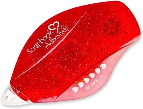 Miniatura 2 de SCRAPBOOK ADHESIVES BY 3L E-Z Runner Hearts Dispensador recargable, color blanco