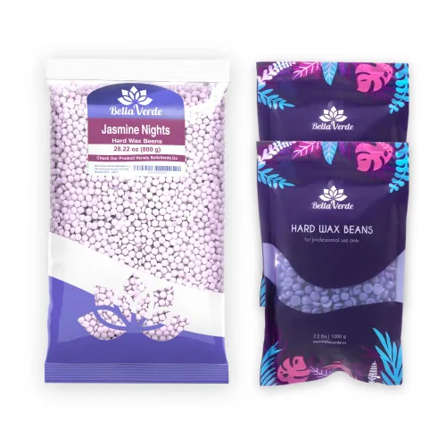 Bella Verde Granos de cera – Perlas de cera dura para mujeres y hombres – Cera caliente para piernas brasileñas del cuerpo, cejas, labios y axilas