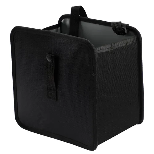Bolsa de basura colgante para automóvil, a prueba de fugas, plegable, portátil, organizador de bolsa de basura portátil, bolsa de almacenamiento de